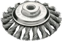 Lessmann Staaldraadborstel | schroefdraad d. 115 mm draaddikte 0,5 mm | staal 12 mm | 15.000 omw/min | 1 stuk - 472257 472257 - thumbnail