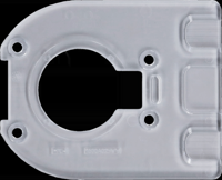 Bosch Accessoires PRO basisplaat | vierkant | 7 x 96 x 96 mm - 2608001111 - thumbnail