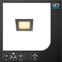 SLV 112720 Frame Basic LED-inbouwlamp LED LED vast ingebouwd 9.4 W Zwart (mat) - thumbnail