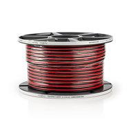 Nedis CABR2500BK1000 Speaker-kabel 2x 2,50 Mm2 100 M Op Rol Zwart/rood - thumbnail