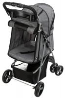 TRIXIE HONDENBUGGY GRIJS 47X80X100 CM TOT 15 KG - thumbnail