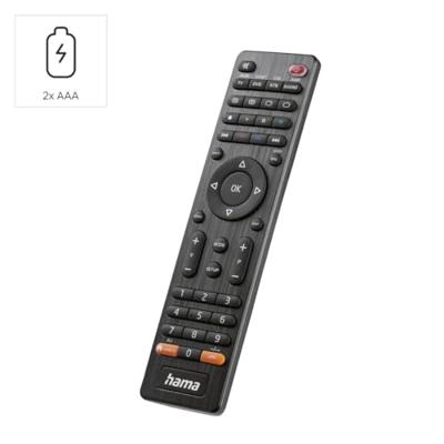 Hama Universele TV-Afstandsbediening voor 8 Apparaten met App-Toets Zwart - thumbnail