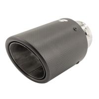 Simoni Racing uitlaatsierstuk rond Ø89 mm 155 mm carbon zwart - thumbnail