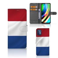 Motorola Moto G9 Plus | Bookstyle Case | Nederlandse Vlag - thumbnail