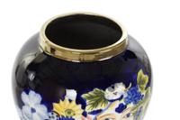 Vaas DKD Home Decor Porselein Zwart Shabby Chic (22 x 22 x 42 cm) - thumbnail