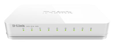 D-Link GO-SW-8GE - Switch - niet beheerd - 8 x 10/100/1000 - Desktop