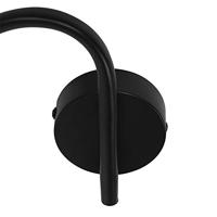 QAZQA Plafondlamp zwart 44,5 cm met smoke glas 3-lichts - Vidro - thumbnail