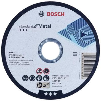 Bosch Accessoires Doorslijpschijf Standard Metal 125X1X22.23 - 2608619768