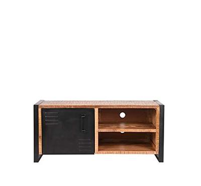 LABEL51 Tv-meubel Brussels - Rough - Mangohout - 115 cm LABEL51 Tv-meubel Brussels - Rough - Mangohout - 115 cm