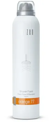 Janzen Orange 77 Shower Foam Fresh Rose & Mandarin 200ml