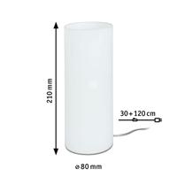 Paulmann Noora 77010 Tafellamp Halogeen E14 40 W Opaal - thumbnail