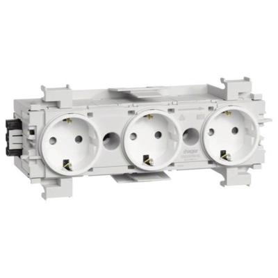 Hager Sonstiger Steckverbinder Stopcontact voor Accessoires voor elektroplintsysteem Wit 1 stuk(s)