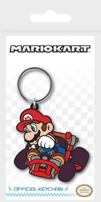 Mario Kart - Mario Drift Rubber Keychain