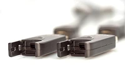 Digitus AK-330127-150-S HDMI-kabel HDMI Aansluitkabel HDMI-A-stekker 15 m Zwart 4K UHD, Afgeschermd (drievoudig), Flexibel, Afscherming totaal, Afgeschermd,