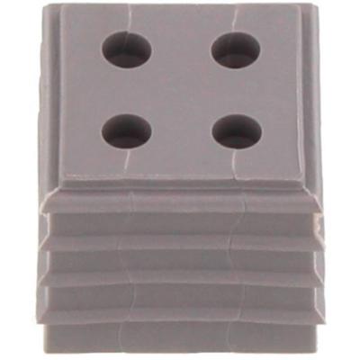 Weidmüller CABTITE SE 4/4.5 SML GY Dicht-inzetstuk Met trekontlasting, Gegroefd, Halogeenvrij, Open, Viervoudig, Waterdicht Diameter montagegat 4.5 mm Klem-Ø