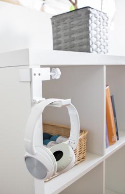 Delock 18450 Koptelefoonhouder Zilver