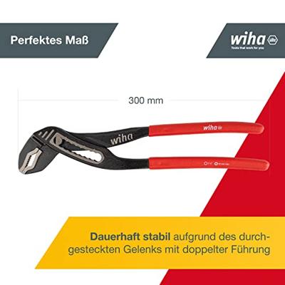 Wiha Waterpomptang Classic doorgestoken | 300mm/12" - 26763 - 26763 - thumbnail