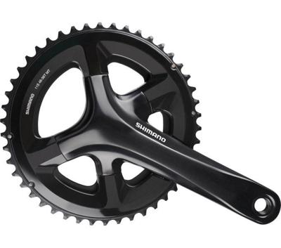Crankstel 2 x 11 speed Shimano Road FC-RS510 - 175/50-34T met holle as - zwart Crankstel 2 x 11 speed Shimano Road FC-RS510 - 175/50-34T met holle as - zwart