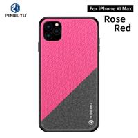 PINWUYO Honors-serie schokbestendige PC + TPU beschermhoes voor iPhone XI Max 2019 (rood) - thumbnail