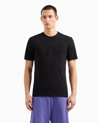 EA7 Emporio Armani 7M000149 T-Shirt Heren Zwart - Maat S - Kleur: Zwart | Soccerfanshop