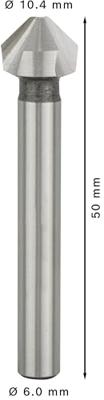 Bosch Accessories Bosch Power Tools 2608597506 Kegelverzinkboor 10.4 mm HSS Cilinderschacht 1 stuk(s) - thumbnail