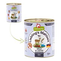 GRANATAPET Liebling's Mahlzeit Venison and salmon - natvoer voor honden - 800g - thumbnail