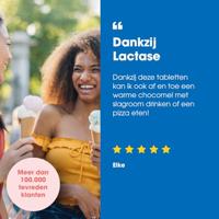 Lactase 20.000 - Testpack 6 Breektabletten | Lactose Intolerantie | Hoogst gedoseerd | Bevat Lactase dat helpt bij verteren van Lactose | Intoleran - thumbnail