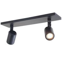 Highlight Spot Rain 2 lichts balk IP44 zwart - thumbnail