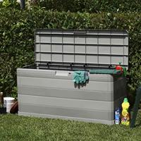 VidaXL Tuinbox 117x45x56 cm grijs - thumbnail