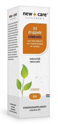 New Care D3 Druppels Oliebasis Vloeibaar Oliebasis 25ml New Care D3 Druppels Oliebasis Vloeibaar Oliebasis 25ml
