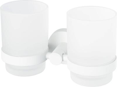 Dubbele Glashouder Haceka Kosmos Mat Wit