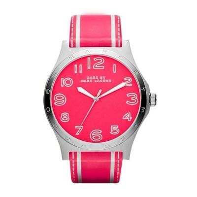 Horlogeband Marc by Marc Jacobs MBM1231 Leder Roze 22mm Horlogeband Marc by Marc Jacobs MBM1231 Leder Roze 22mm