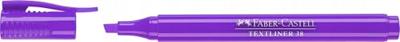Faber-Castell 157736 - markeerstift Textliner 38, in stiftvorm met clip, violet