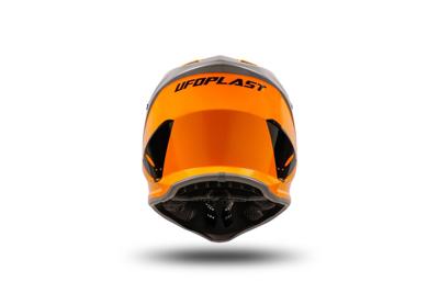 UFO PLAST kinder crosshelm "korey", uitneembaar helmet ufo plst korey s grey/orange