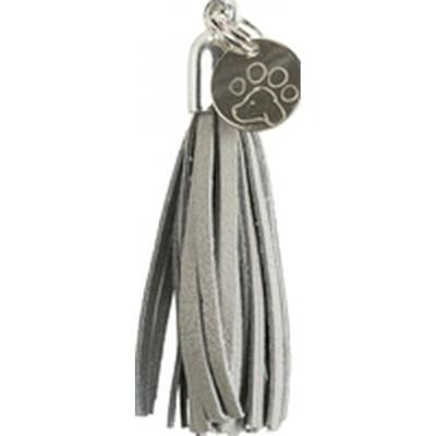 TRIXIE HALSBAND HOND ACTIVE COMFORT VOOR WINDHONDEN LEER ZWART / GRIJS 24-31X5 CM