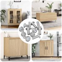 VidaXL Vergrendelingsschroef 3600 pcs zilver staal - thumbnail