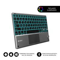 Toetsenbord met Touchpad Subblim SUB-KBT-SMBT51 Grijs Multicolour Qwerty Spaans QWERTY - thumbnail