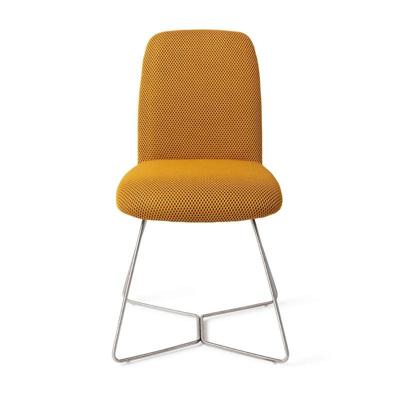 Jesper Home Eetkamerstoel 'Taiwa' Beehive Steel, kleur Groovy Garam