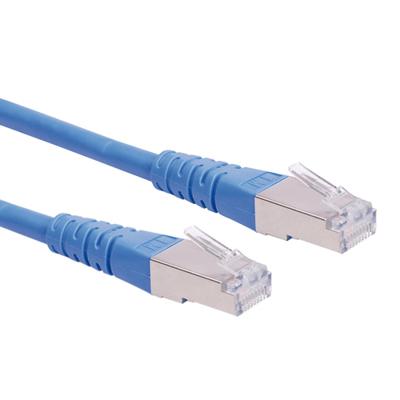 ROLINE patchkabel Cat.6 (Klasse E) S/FTP (PiMF), blauw, 0,5 m ROLINE patchkabel Cat.6 (Klasse E) S/FTP (PiMF), blauw, 0,5 m