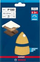 Bosch Accessories EXPERT C470 2608900889 Oscillerend schuurpapier Geperforeerd Korrelgrootte (num) 180 (l x b) 102 mm x 93 mm 10 stuk(s) - thumbnail