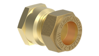 Kirchhoff Messing overgangsstuk, blank, 22 mm x 3/4"IT, klemfitting voor koperen buis - 989456417 - thumbnail