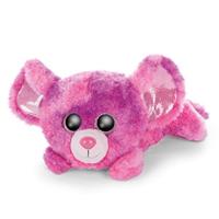 Nici glubschis pluchen knuffel liggende muis maisie, 25cm - thumbnail