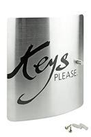 Burg Wächter Sleutelkast 6205/10 Ni KEYS PLEASE 33640 Aantal haken 10 RVS, Zwart - thumbnail