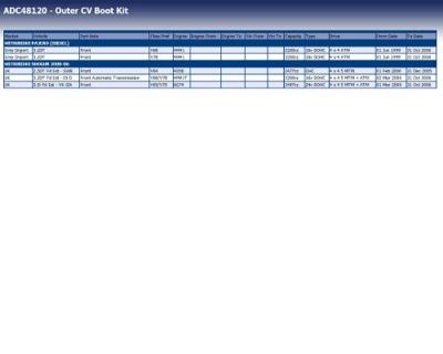 Aandrijfashoes ADC48120