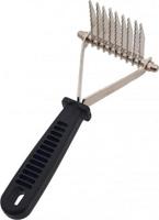 Klittenhark, kunststof greep - thumbnail