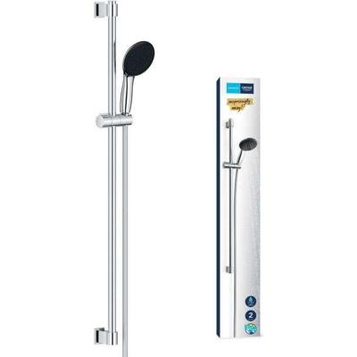 Doucheset met 2-straals douchekop, 90cm staaf en flexibele slang - GROHE Vitalio Start 110 26954001 - Waterbesparend - Chroom