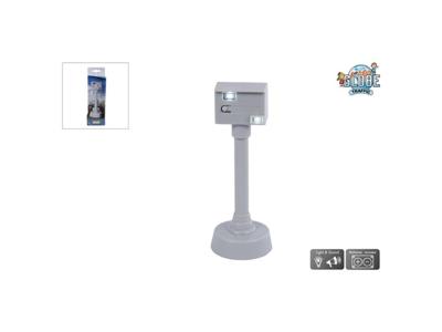 Kids Globe flitspaal met licht en geluid, 12cm Kids Globe flitspaal met licht en geluid, 12cm