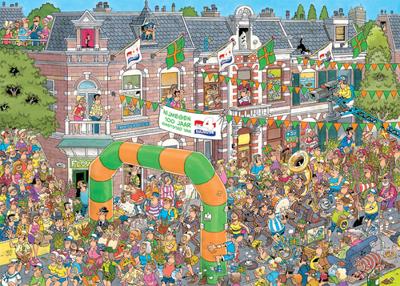 Jan Van Haasteren - Nijmegen 100 Jaar Gaststad van de 4-Daagse Puzzel 1000 stukjes