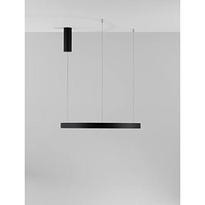 Lyora Ronde hanglampPerrine zwart Ø 60cm - 9345616