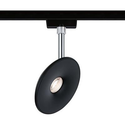 Paulmann URail Spot Sphere LED-railspot URail 7.4 W LED Zwart (mat), Chroom